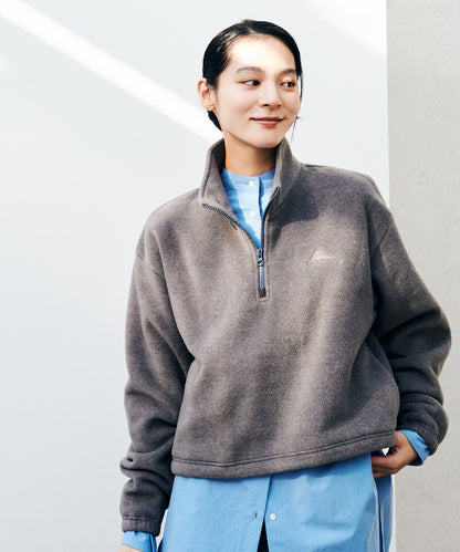 Puff-leece™ Cropped Half Zip / パフリースクロップドハーフジップ
