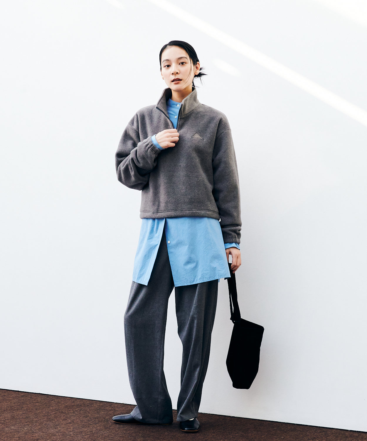 Puff-leece™ Cropped Half Zip / パフリースクロップドハーフジップ