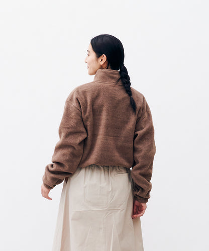 Puff-leece™ Cropped Half Zip / パフリースクロップドハーフジップ