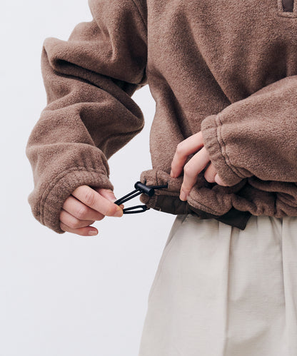 Puff-leece™ Cropped Half Zip / パフリースクロップドハーフジップ