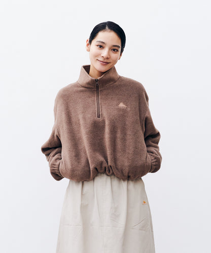 Puff-leece™ Cropped Half Zip / パフリースクロップドハーフジップ
