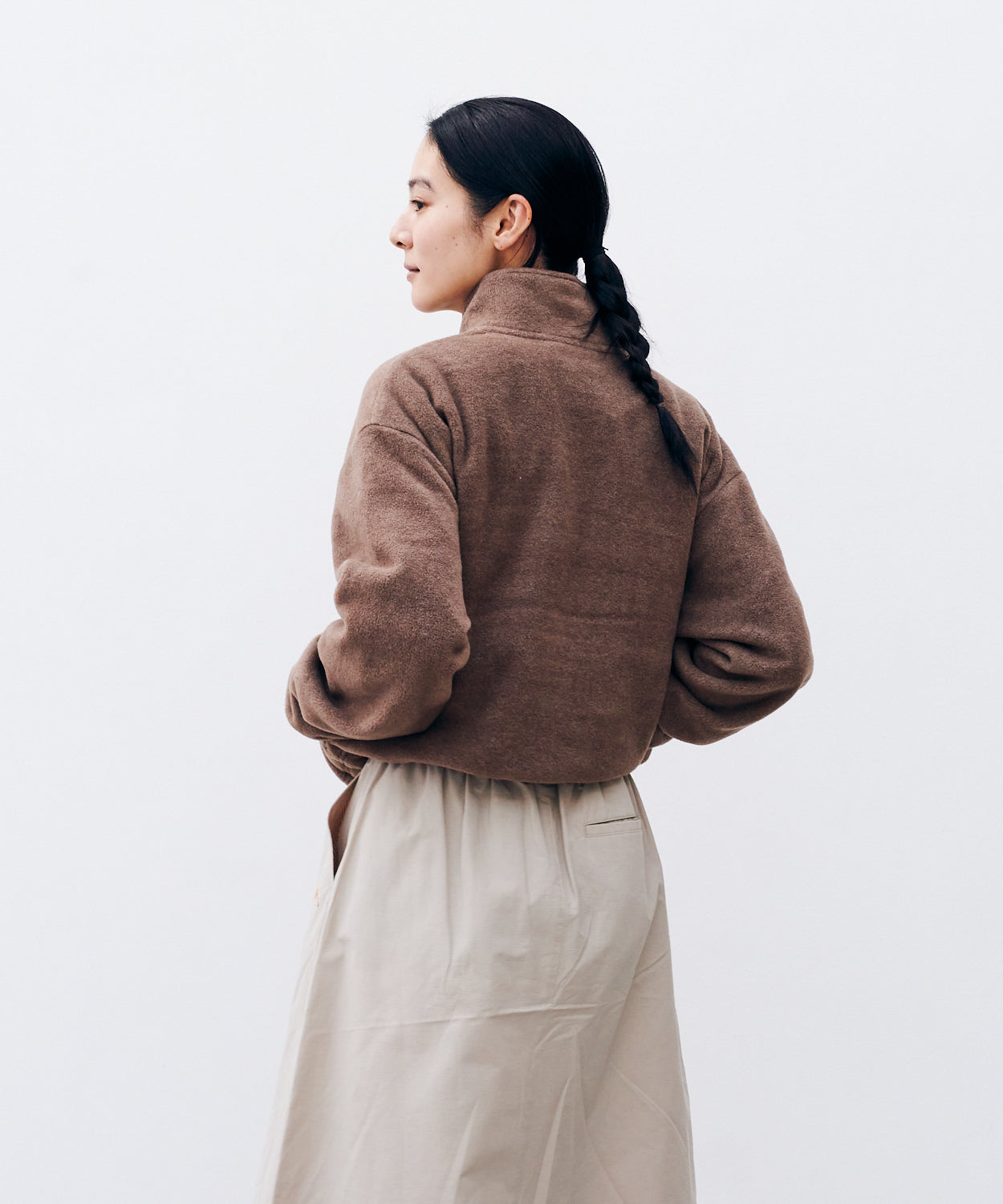 Puff-leece™ Cropped Half Zip / パフリースクロップドハーフジップ