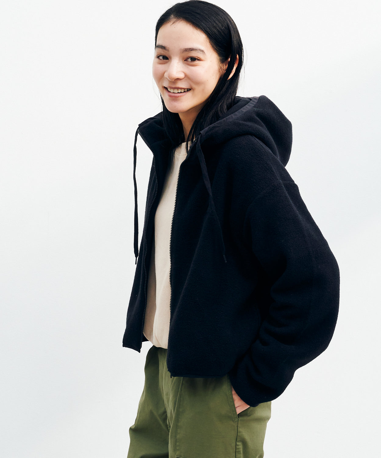 Puff-leece™ Zip parker / パフリースジップパーカー