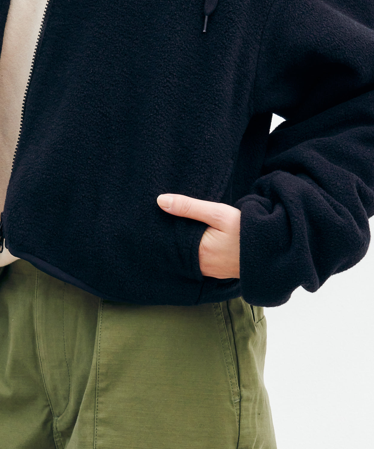 Puff-leece™ Zip parker / パフリースジップパーカー