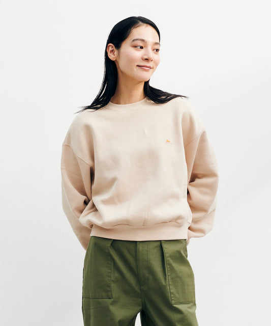 Mini Logo Cropped Crew Neck Sweat / ミニロゴクロップドクルーネックスウェット