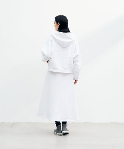 Mini Logo Cropped Zip Parka / ミニロゴクロップドジップパーカー