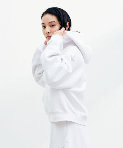 Mini Logo Cropped Zip Parka / ミニロゴクロップドジップパーカー