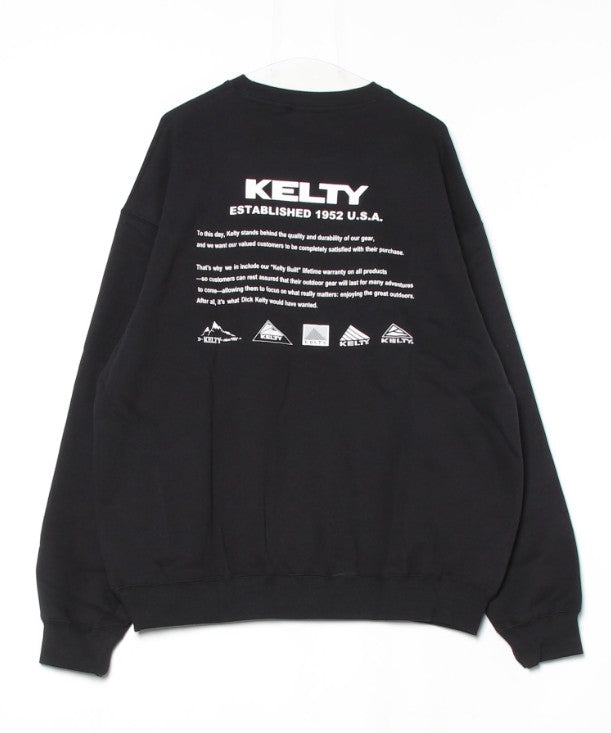 Back History Logo Crew Neck Sweat / バックヒストリーロゴクルーネックスウェット