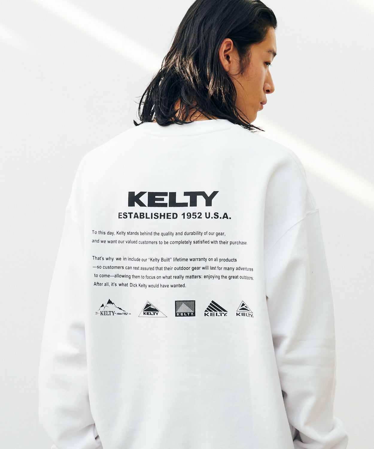 Back History Logo Crew Neck Sweat / バックヒストリーロゴクルーネックスウェット