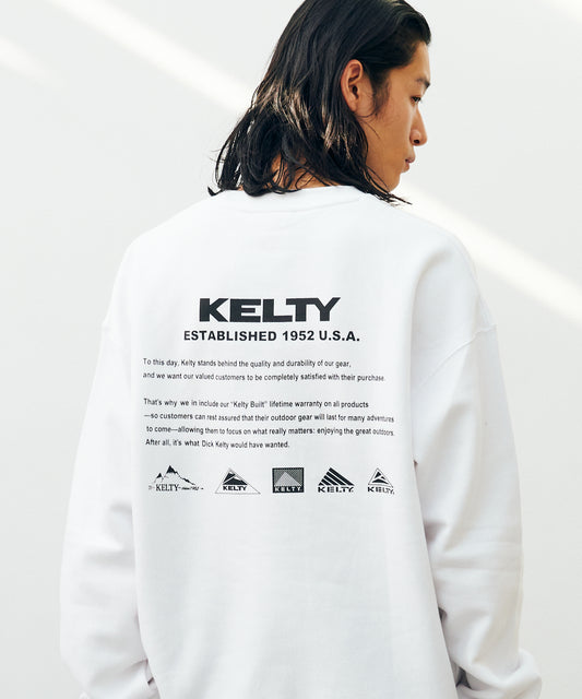 Back History Logo Crew Neck Sweat / バックヒストリーロゴクルーネックスウェット