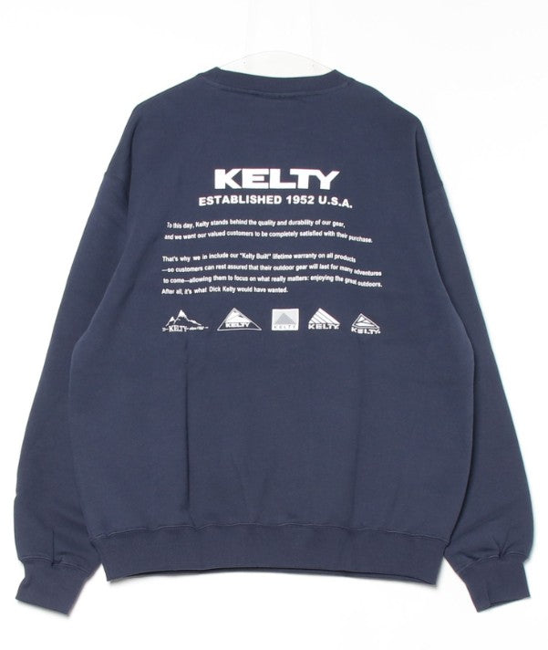 Back History Logo Crew Neck Sweat / バックヒストリーロゴクルーネックスウェット