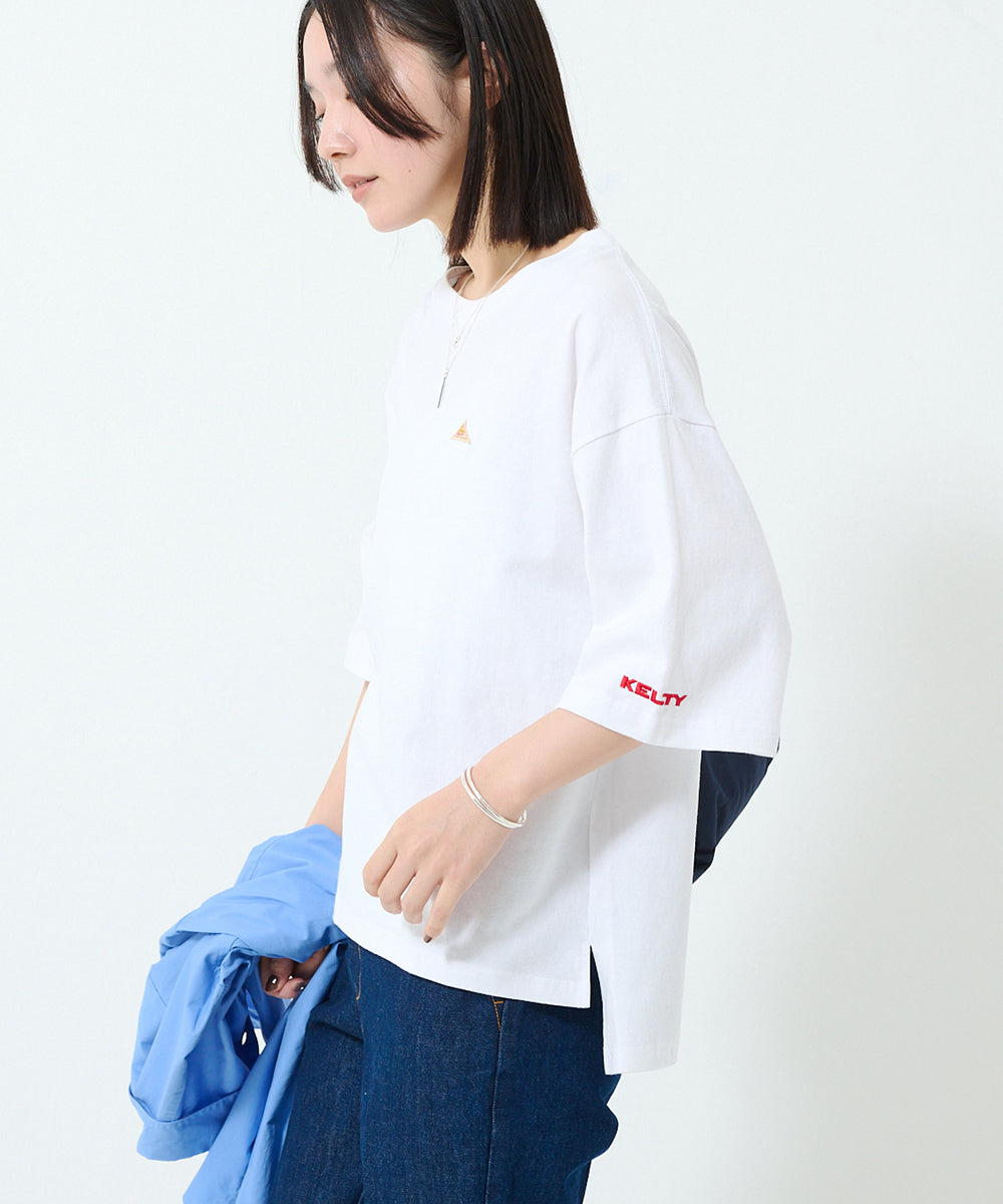 Mini logo half sleeve T-shirt / ミニロゴ ハーフスリーブ Tシャツ