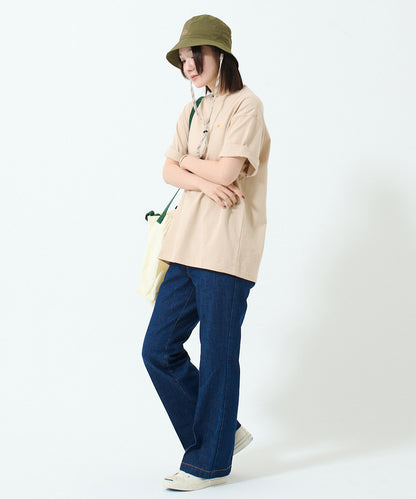 Back typo logo print T-shirt / バックタイポロゴプリントTシャツ