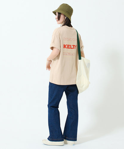 Back typo logo print T-shirt / バックタイポロゴプリントTシャツ