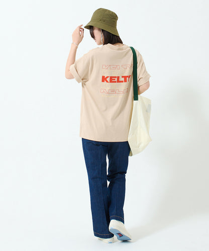 Back typo logo print T-shirt / バックタイポロゴプリントTシャツ