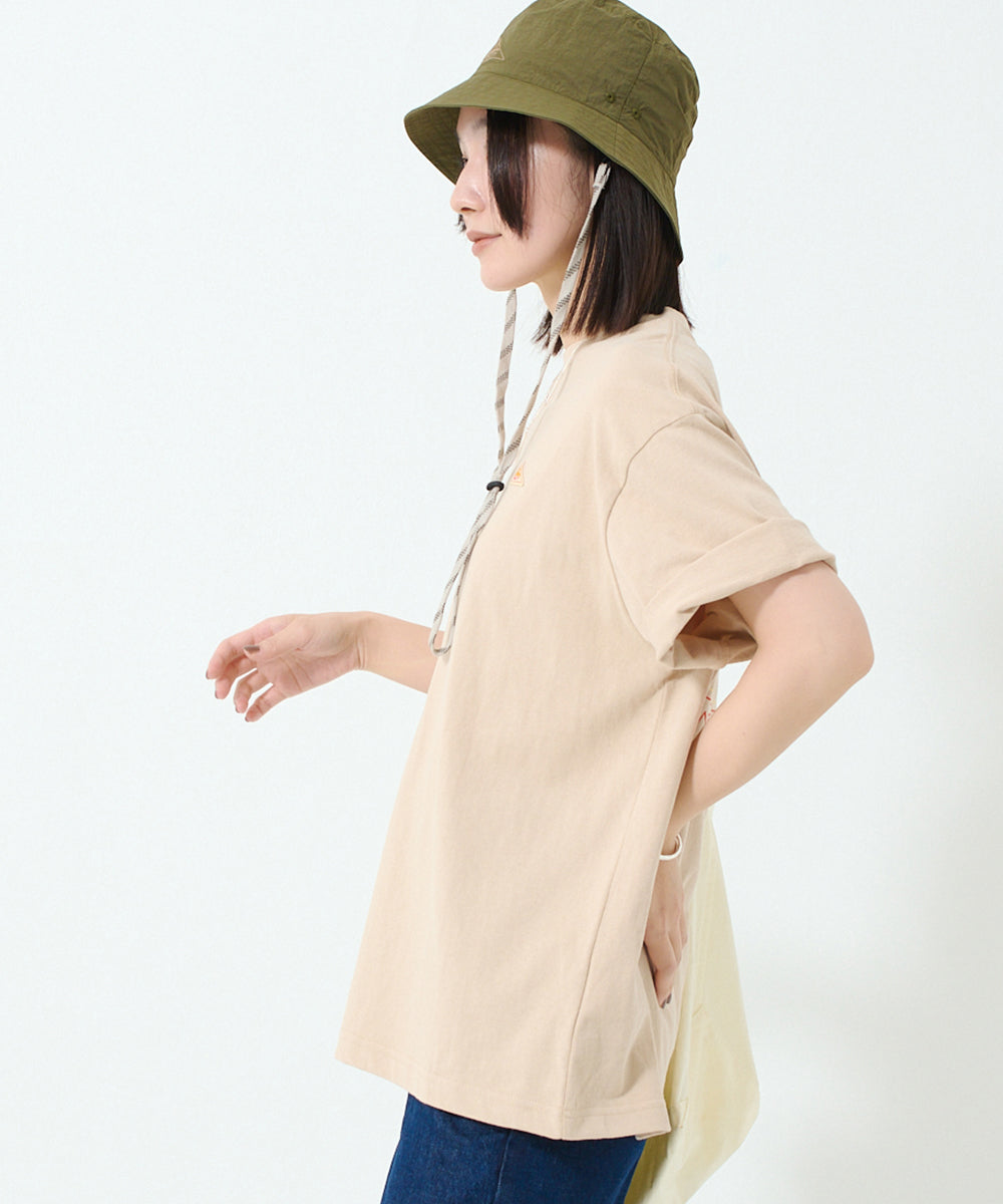 Back typo logo print T-shirt / バックタイポロゴプリントTシャツ