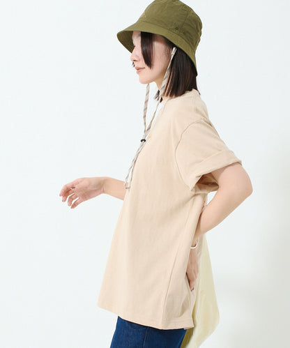 Back typo logo print T-shirt / バックタイポロゴプリントTシャツ