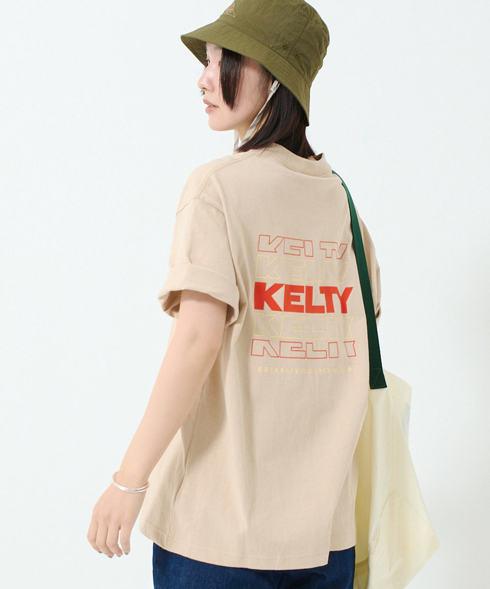 Back typo logo print T-shirt / バックタイポロゴプリントTシャツ