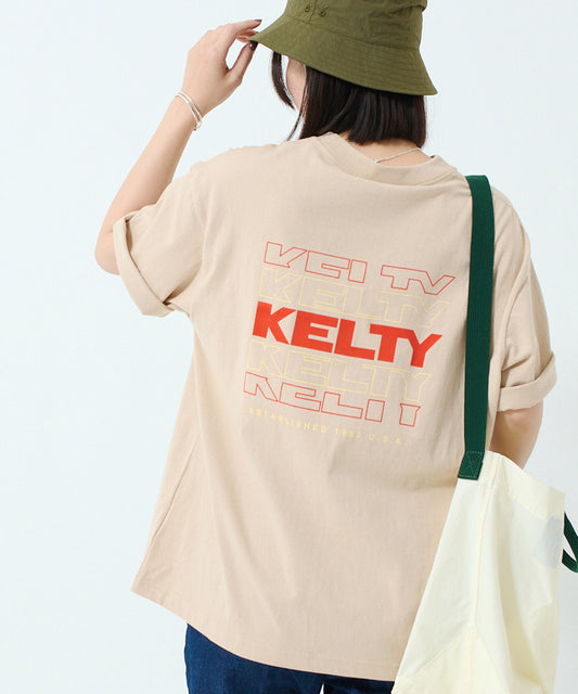 Back typo logo print T-shirt / バックタイポロゴプリントTシャツ