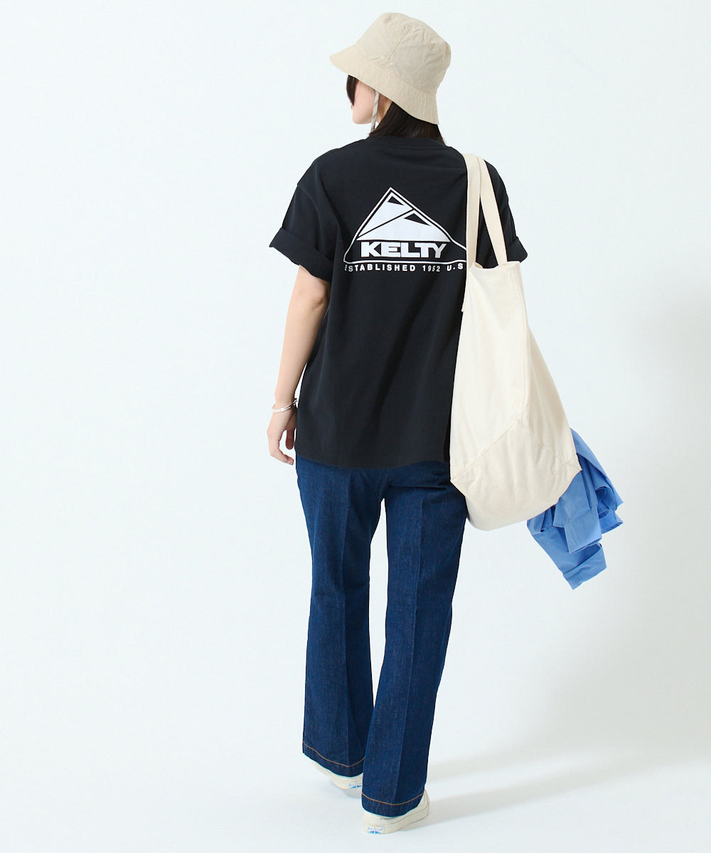 Back logo print T-shirt / バック ロゴ S/S ティーシャツ