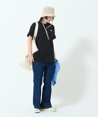 Back logo print T-shirt / バック ロゴ S/S ティーシャツ