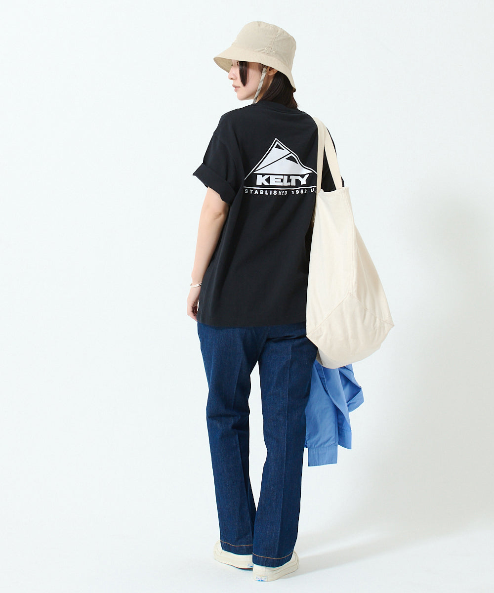 Back logo print T-shirt / バック ロゴ S/S ティーシャツ
