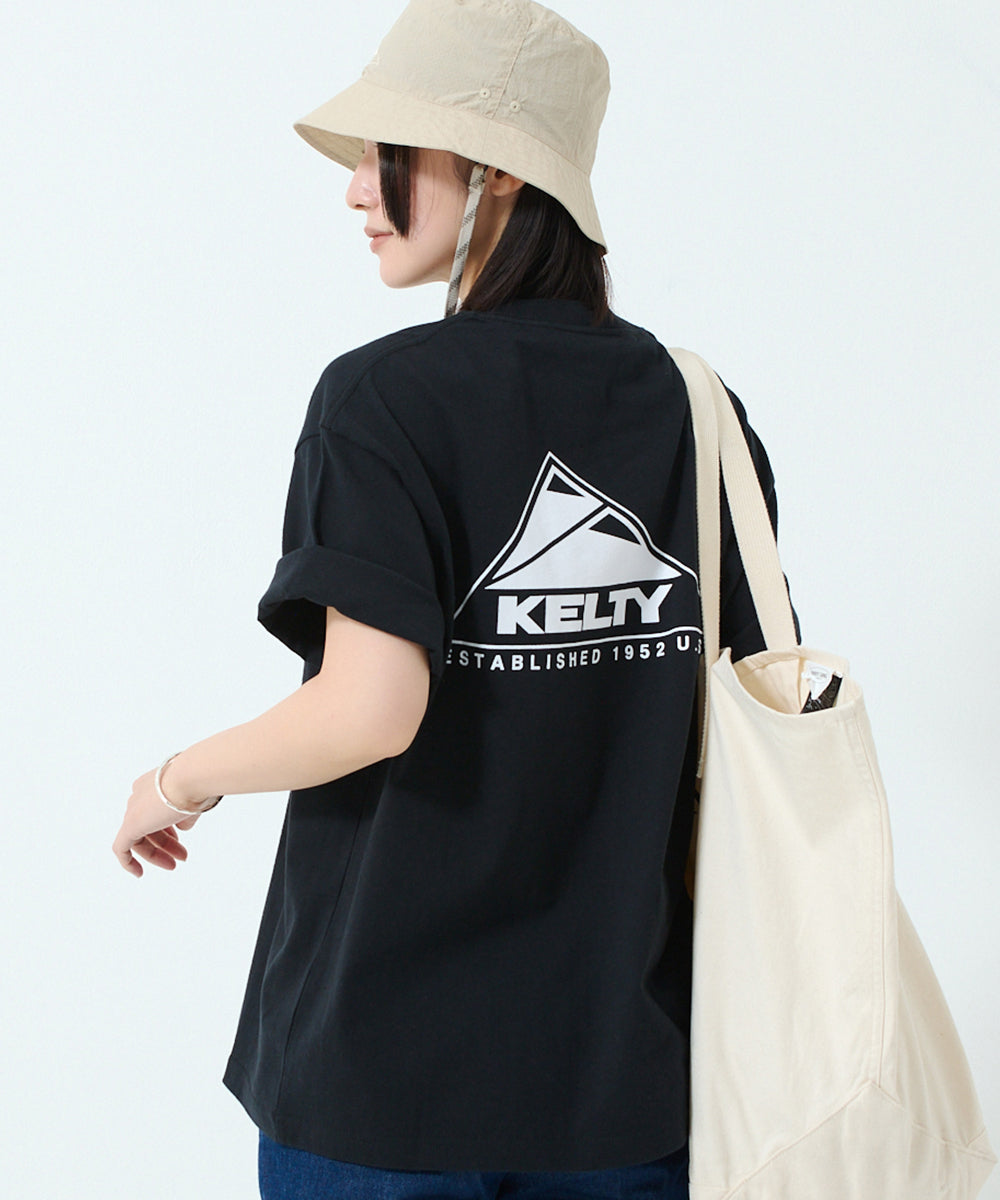Back logo print T-shirt / バック ロゴ S/S ティーシャツ