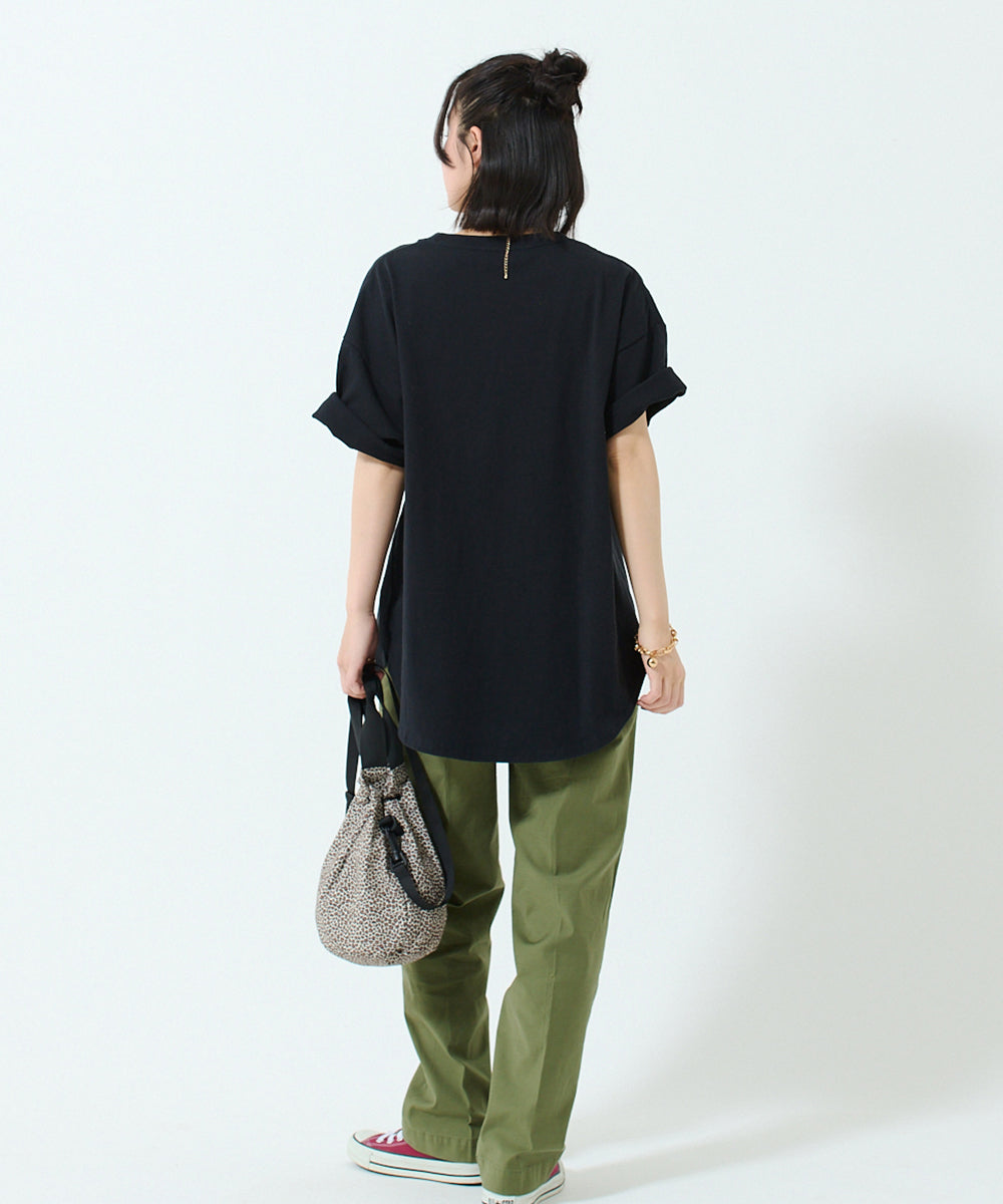 Round hem S/S T-shirt / ラウンドヘムS/STシャツ