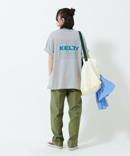 Back typo logo print T-shirt / バックタイポロゴプリントTシャツ