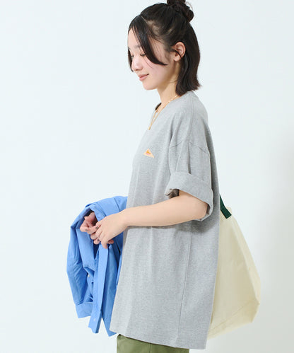 Back typo logo print T-shirt / バックタイポロゴプリントTシャツ