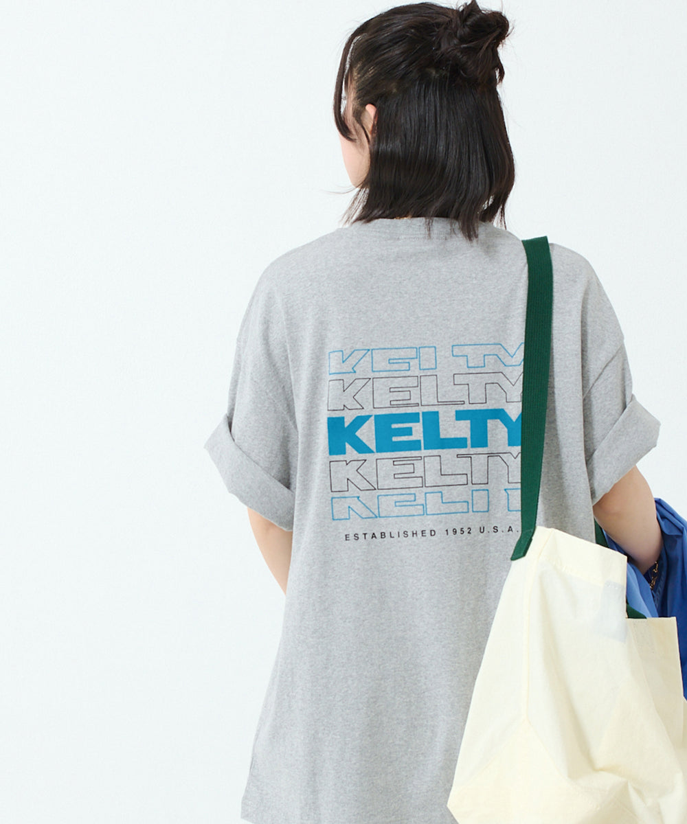 Back typo logo print T-shirt / バックタイポロゴプリントTシャツ