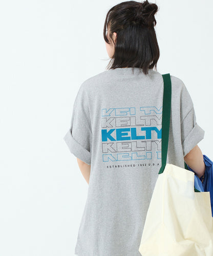 Back typo logo print T-shirt / バックタイポロゴプリントTシャツ