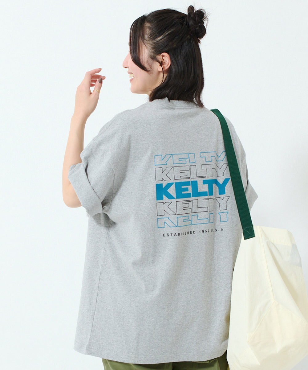 Back typo logo print T-shirt / バックタイポロゴプリントTシャツ
