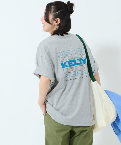 Back typo logo print T-shirt / バックタイポロゴプリントTシャツ