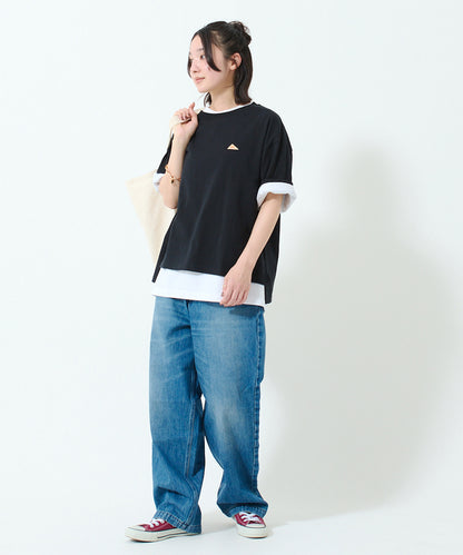 Mini logo half sleeve T-shirt / ミニロゴ ハーフスリーブ Tシャツ