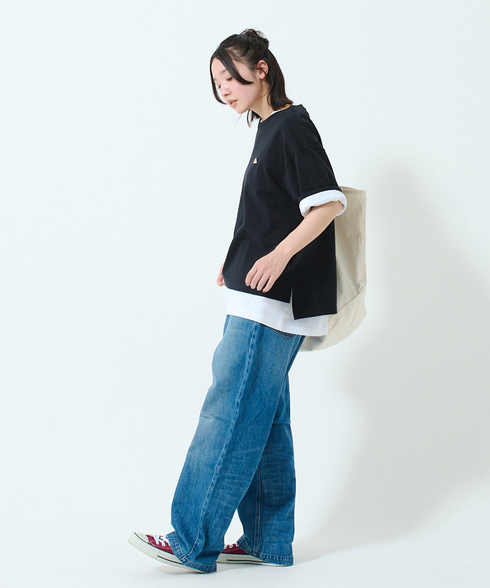 Mini logo half sleeve T-shirt / ミニロゴ ハーフスリーブ Tシャツ