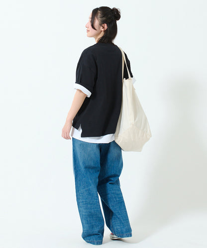 Mini logo half sleeve T-shirt / ミニロゴ ハーフスリーブ Tシャツ