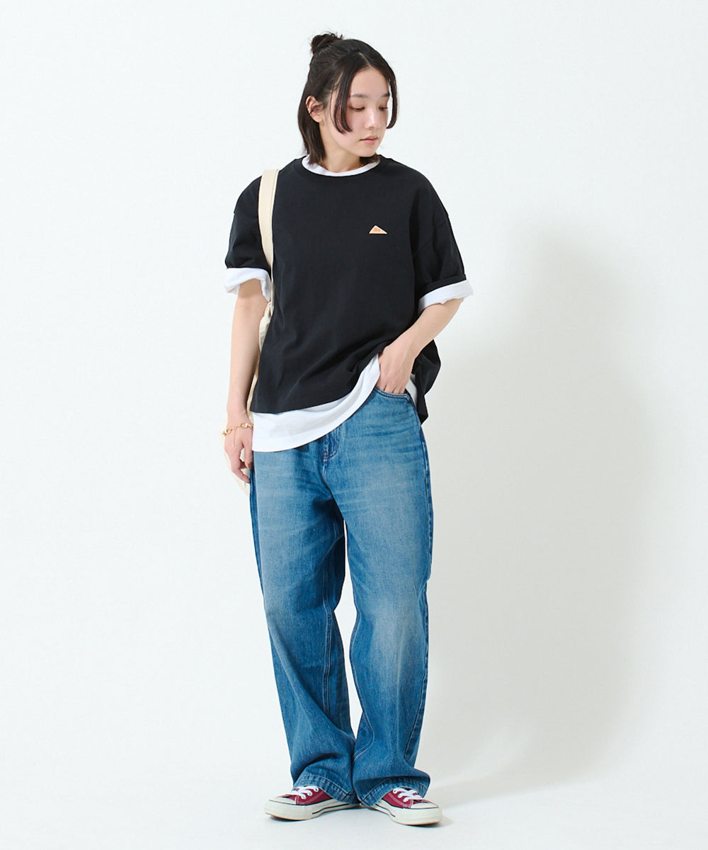Mini logo half sleeve T-shirt / ミニロゴ ハーフスリーブ Tシャツ