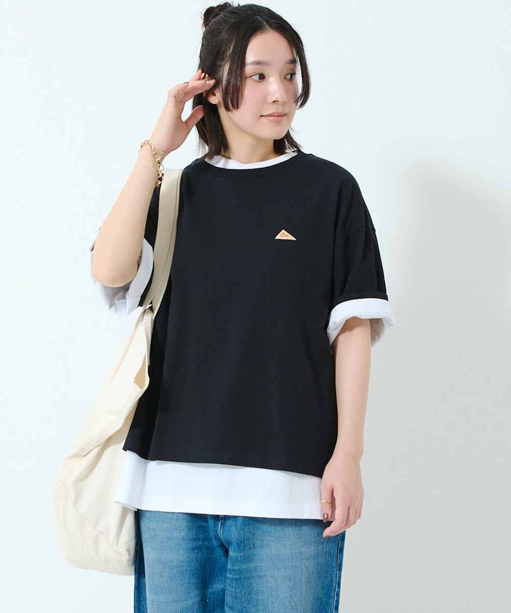 Mini logo half sleeve T-shirt / ミニロゴ ハーフスリーブ Tシャツ