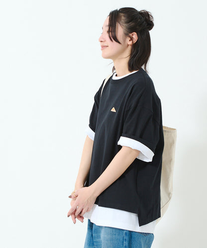 Mini logo half sleeve T-shirt / ミニロゴ ハーフスリーブ Tシャツ