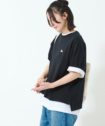 Mini logo half sleeve T-shirt / ミニロゴ ハーフスリーブ Tシャツ