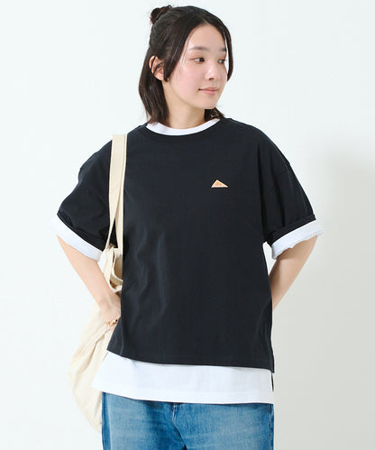 Mini logo half sleeve T-shirt / ミニロゴ ハーフスリーブ Tシャツ