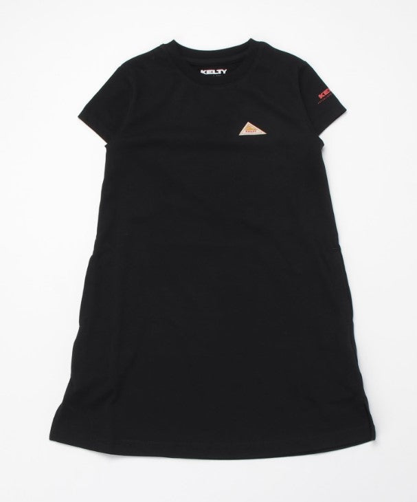 【Kids】 Mini logo T-shirt dress / ミニロゴTシャツワンピース